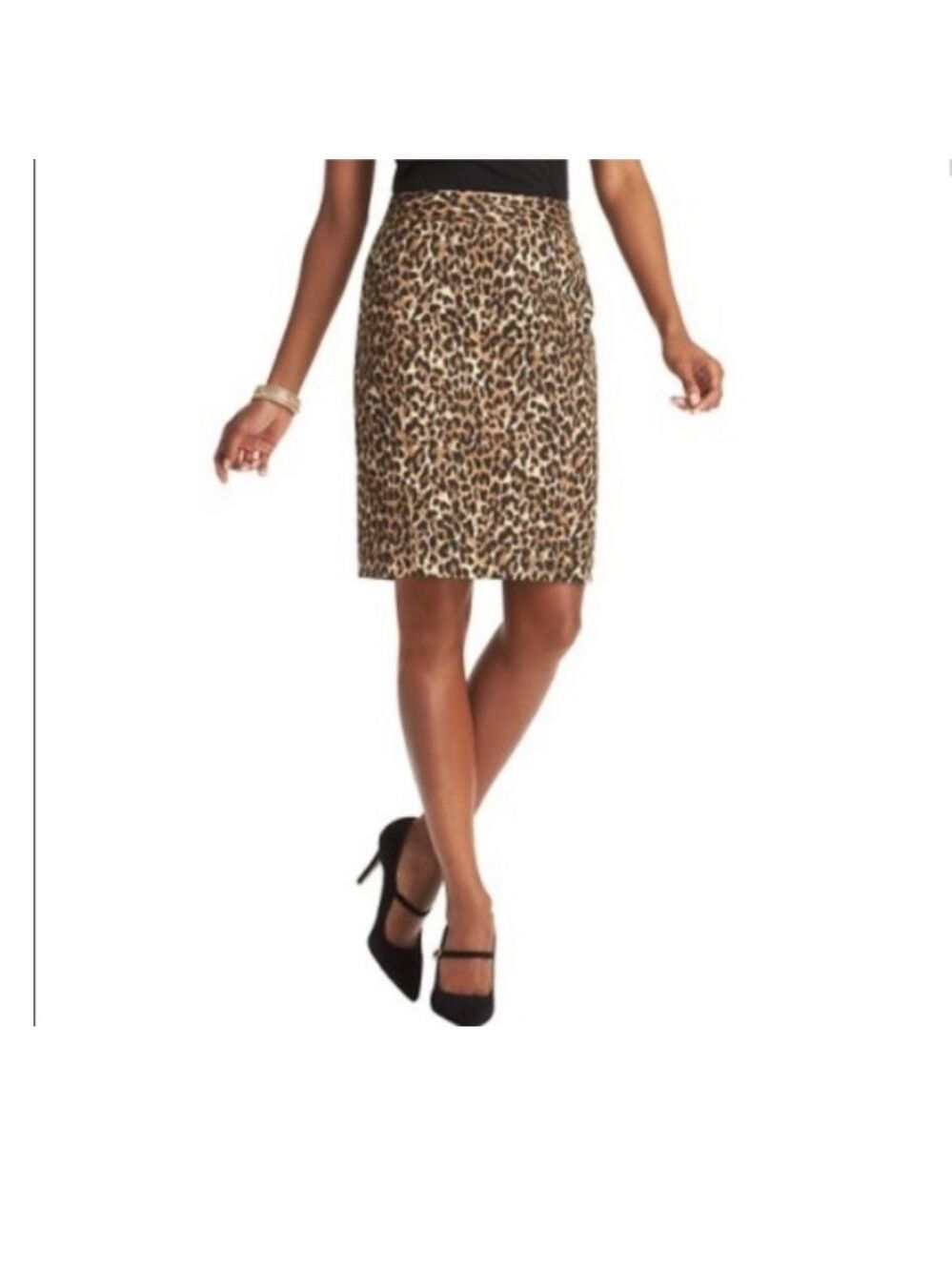 Host Pick 🎉 NWT Ann Taylor Petite Size 0P Silk Blend Leopard Print Pencil Skirt